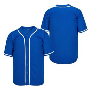 Maillot de baseball en stock, tenue décontractée d'entraînement, broderie personnalisée, impression de numéros et de lettres, chemise de baseball boutonnée - Product Image 3