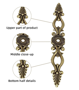 Tiradores Decorativos de Metal para Muebles, Tiradores de Cajones de Estilo Antiguo, Tiradores de Puerta de Armario para el Hogar - Product Image 5