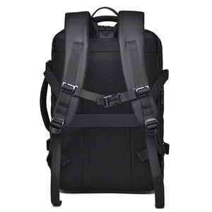 Modern Travel <b>Backpack</b> Polyester Oxford Fabric Geometric Design <b>Water</b> <b>Resistant</b> Zipper Closure Adjustable Strap Unisex 36-55L - Product Image 2