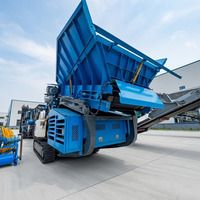 Flexibler, Beweglicher Raupen-Vibrationssieb 1860 für Temporäre Bergbaustandorte – Kalkstein-, Granit- und Erzsiebmaschine