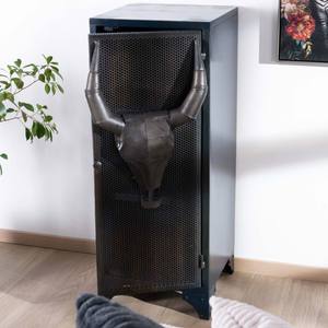 Meuble de rangement Vandana Royal Flow avec tête de taureau en relief sur le devant Crazy - Product Image 2