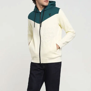 Prix de gros, sweat à capuche zippé pour homme 100% coton, haute qualité, best-seller, couleur et logo personnalisés. - Product Image 4