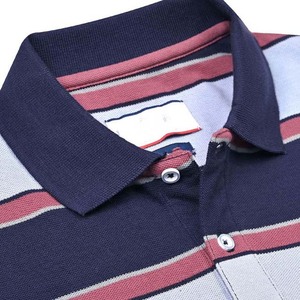 Polo pour homme 100 % coton, personnalisable avec logo, couleur unie, manches courtes, décontracté, tricoté, grande taille, motif imprimé - Product Image 2