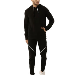 Conjunto Deportivo Personalizado Shamsher, Sudadera con Capucha y Pantalones Deportivos, Tela Cortavientos, Gruesa, Transpirable, Poliéster/Algodón, Unisex - Product Image 3