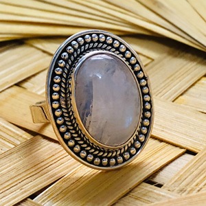 แหวนดีไซน์มูนสโตน น้ำหนัก 9.4 กรัม - Product Image 1