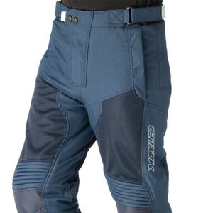 Pantalon textile résistant, imperméable, pour la course à moto, respirant et extensible, en cuir et textile, pour hommes - Product Image 2