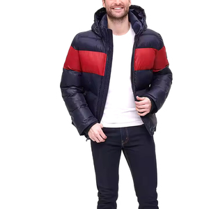 2025 Custom Men's Puffer down Jacket Hot Sale Winter <b>Bubble</b> Padded <b>Coat</b> - Product Image 1