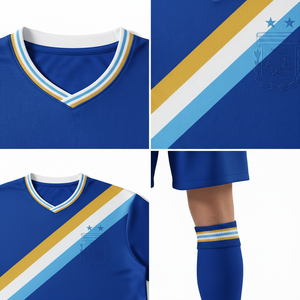 Maillots de football personnalisés 2025 – Nom de l'équipe sur le devant, manches courtes, impression numérique, 100 % polyester, broderie 3D, légers - Product Image 3