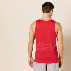 Camiseta sin mangas de poliéster para hombre, Camisa sin mangas de tela orgánica sostenible con ajuste clásico diseñado para ropa informal de gimnasio de verano - Product Image 2