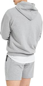 Sweat-shirts à capuche personnalisés 2026 en molleton 100 % coton de haute qualité pour hommes, manches longues, coupe classique, décontractés, respirants, mode urbaine automne-hiver - Product Image 5