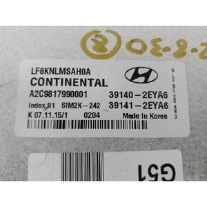 ECUs et modules informatiques d'occasion Sonata 391402EYA6 - Product Image 5