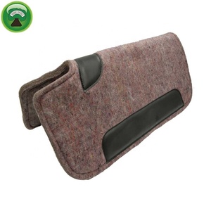 Gray Felt Fiber Blend Western Horse Saddle Pad - Product Image 2