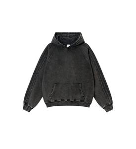 Oferta Caliente: Sudadera con Capucha Estilo Vintage de Otoño, Ajuste Holgado, Estilo Básico, Poliéster/Algodón, Felpa Francesa, Ecológica, Silicona, Tendencia Americana - Product Image 1