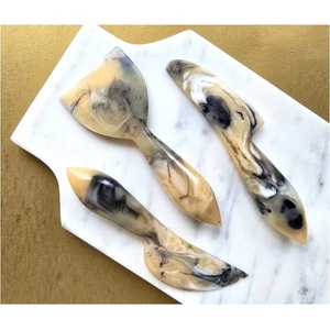 Eco Friendly Poly Resin <b>Cheese</b> <b>Knife</b> <b>Set</b> Durable Food Contact Safe Resin <b>Cheese</b> Tools For Cutting and Serving Spreader Tableware - Product Image 1