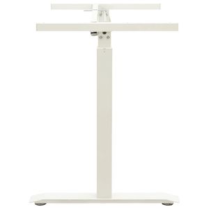 Telaio per Scrivania Regolabile in Altezza Manuale Bianco con Manovella Modello D0100HECGHV per Uso Ufficio - Product Image 4