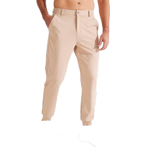 Custom Logo Lightweight Windproof Sweatpants <b>Elastic</b> <b>Waist</b> Side Pockets Casual Jogger Winter Breathable 100% Cotton Fabric - Product Image 3