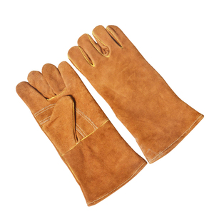 Gants en cuir de haute qualité, gants de sécurité pour le travail, fournisseur d'usine au Pakistan, gants de soudage industriels fabriqués au Pakistan - Product Image 4