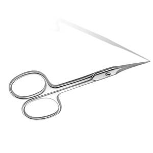 Ciseaux de manucure Morje en acier inoxydable chirurgical pour droitiers, lame droite et aiguisée, manche durable, outil de soin des ongles pour le nail art - Product Image 2