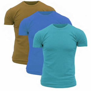 T-shirt de sport personnalisé pour homme, musculation, course à pied, compression, fitness, coton doux et confortable, vêtements de sport - Product Image 1