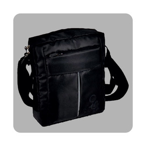 Sac bandoulière léger en cuir gaufré Liviya pour hommes et femmes - Multifonctionnel, idéal pour les salons professionnels et l'usage quotidien - Product Image 3