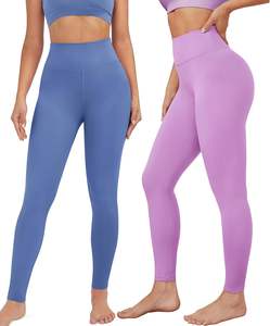 เลกกิ้งเอวสูงระดับพรีเมียม ผ้าโพลีเอสเตอร์ยืดหยุ่น ระบายอากาศได้ดี สวมใส่สบาย กระชับรูปร่าง เหมาะสำหรับออกกำลังกาย เล่นกีฬา หรือใส่ลำลอง รับผลิตแบบ OEM/ODM - Product Image 2