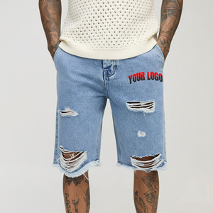 Shorts pour hommes personnalisés de haute qualité, été, 100% coton, surdimensionnés, streetwear, respirants, imperméables, logo imprimé par transfert thermique - Product Image 1