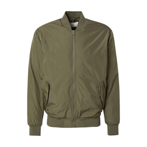 Veste bomber en nylon pour homme avec logo personnalisé, fermeture éclair, veste bomber brodée, 2025 - Product Image 1