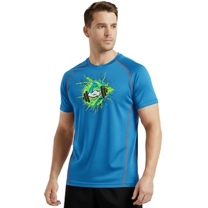 Camiseta de Cuello Redondo para Hombre, Algodón Suave Premium, Ajuste Cómodo, Impresión de Logotipo Personalizado, Venta al por Mayor, Estilo Casual, Manga Corta - Product Image 2