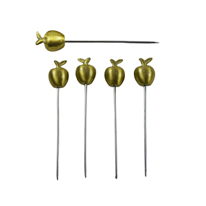 Palillos Creativos para Cócteles de Granada, Palillos de Martini de Acero Inoxidable de Grado Alimenticio, Brochetas Decorativas para Aperitivos de Frutas, Utensilios de Bar para Hoteles - Product Image 3