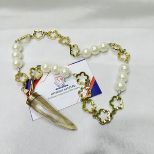 จี้รูปทรงหยดน้ำขนาดใหญ่ทำจากเขาควายแท้ รูปทรงกรงเล็บ จี้รูปหยดน้ำขนาดใหญ่ทำจากเขาควาย– เครื่องประดับน้ำหนักเบา ตกแต่งด้วยมือ งานฝีมือใหม่ - Product Image 6