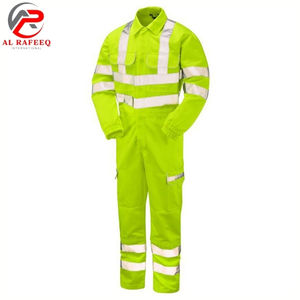 Dernière conception de vêtements de travail haute visibilité pour hommes, combinaisons de travail réfléchissantes, coupe ajustée 2026 - Product Image 1