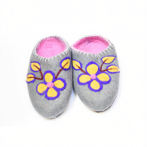 Chaussures en feutre à motif fleur de moutarde pour fournitures d'artisanat - Product Image 2