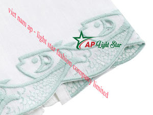 Servilletas de 1 capa con motivos de animales marinos bordados a mano Pedidos de gran cantidad aceptados - Product Image 6