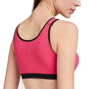 Top Selling Wholesale Fitness Women Sexy Sports Bra Fitness Breathable Solid Gym Running Sports Bra Custom Logo - Product Image 2