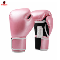 Gants de boxe haut de gamme pour l'entraînement technique, le travail sur pad, la pratique en salle de sport, en cuir PU, rembourrés en mousse, équipement sportif pour adultes