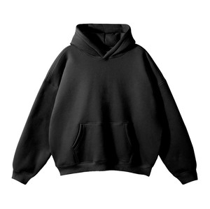 Unisex <b>Pink</b> Hooded <b>Sweatshirt</b> Oversized Fit Solid Color Casual Pullover 100% Cotton French Terry Autumn Wear High Quality Blank - Product Image 4