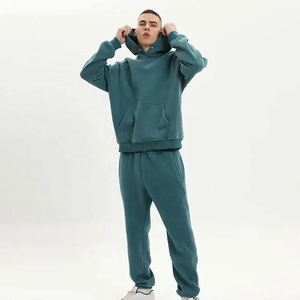 Survêtements de sport Slim Fit personnalisés pour hommes survêtements de gymnastique à séchage rapide avec design lavé à l'acide grande taille saison d'hiver en gros - Product Image 5