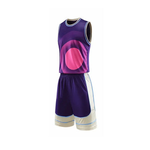 Uniformes de Baloncesto Ekin Impex, Conjunto Morado sin Mangas con Cuello Redondo, Secado Rápido, Sublimados, Reversibles, Unisex para Adultos - Product Image 5