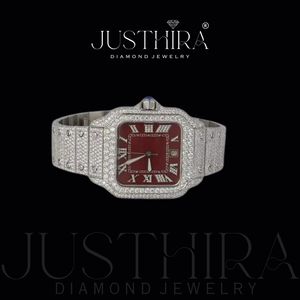 Hot Sale Hip Hop Moissanite Diamond Watch for Men Iced Out Luxury <b>Wristwatch</b> with Solid Stainless Steel Available At Best Price - Product Image 2