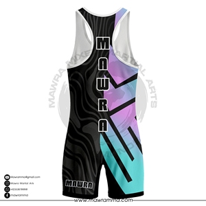 Traje de Lucha Libre para Hombre Mawra de Alta Calidad, Sublimado, Ligero, Transpirable, para Deportes de Contacto - Product Image 6