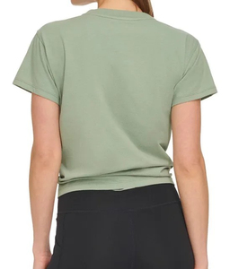 เสื้อยืดผ้าฝ้ายคุณภาพดี 100% สำหรับผู้หญิง แขนสั้น สีพื้น ระบายอากาศได้ดี น้ำหนักเบา สวมใส่สบายๆ ชุดลำลองฤดูร้อน เหมาะสำหรับกิจกรรมกลางแจ้ง - Product Image 6