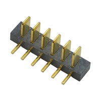 Connecteur de batterie à lame 4-10 broches, pas de 2,5 mm, plaqué or, fiche droite, contact en cuivre pour l'alimentation