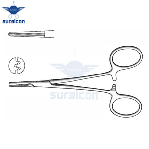 Pinzas Hemostáticas Mosquito de 12.5 cm (5 Pulgadas), Rectas, Atraumáticas, con Dientes, de Acero Inoxidable Premium, Pinzas Quirúrgicas Hemostáticas - Product Image 2