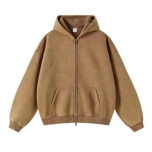 Men's <b>Hooded</b> Half <b>Zip</b> Sweatshirt Regular Fit Solid Color Casual French Terry Knitted Autumn Wear - Product Image 4