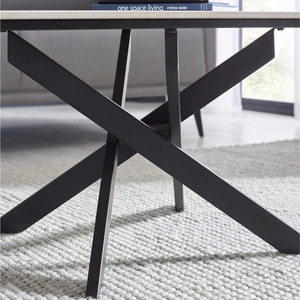 Industrial Spider <b>Folding</b> Metal Leg <b>White</b> Marble Top Modern Home Office Living Room Furniture Coffee <b>Table</b> - Product Image 6