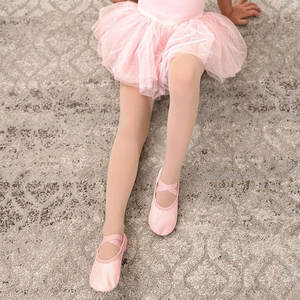 Scarpette da ballo professionali in vera <span class=keywords><strong>pelle</strong></span> per donne, ragazze e bambini, con suola morbida, per danza classica. - Product Image 6