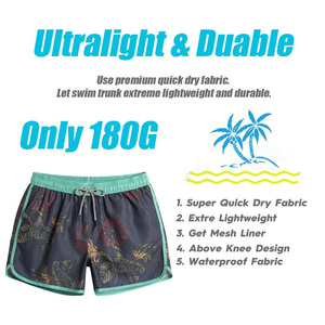 Custom Swim Shorts Quick Dry Anti-UV Protection Breathable Beach Swim <b>Trunks</b> <b>Mens</b> OEM Pakistan Export Manufacturer Supply - Product Image 4