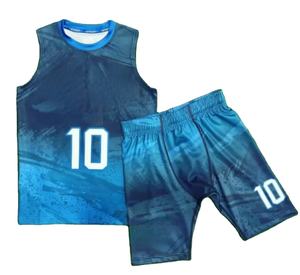 Uniforme de Baloncesto Personalizado al por Mayor de Alta Calidad, Conjunto de Sublimación de Camisetas de Fútbol Unisex, Impresión de Logotipo Personalizado, Bordado en la Parte Superior - Product Image 1