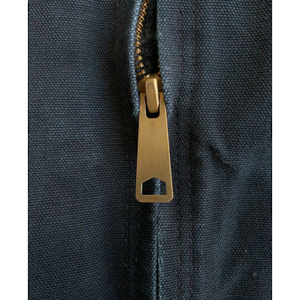 Mens Cotton <b>Canvas</b> <b>Jacket</b> With Chenille Embroidery <b>Canvas</b> Bomber Work <b>Jacket</b> With Custom Patch Design - Product Image 5
