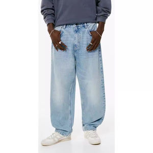 Pantalones Vaqueros de Diseño Personalizado, Cintura Media, Corte Holgado, Transpirables, Ligeros, para Hombre, Estilo Urbano, Estampados, Lavados, de Algodón, para Invierno, Otoño y Verano - Product Image 6